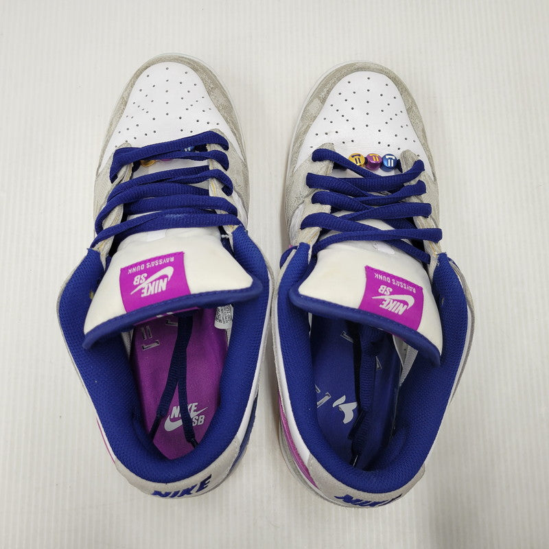 【中古品】【メンズ】 NIKE SB ナイキエスビー × RAYSSA LEAL ライッサ レアウ DUNK LOW PRM RL FZ5251-001 ダンク ロー プレミアム RL スニーカー シューズ 靴 160-251123-as-02-izu サイズ：28cm カラー：PURE PLATINUM/DEEP ROYAL BLUE 万代Net店