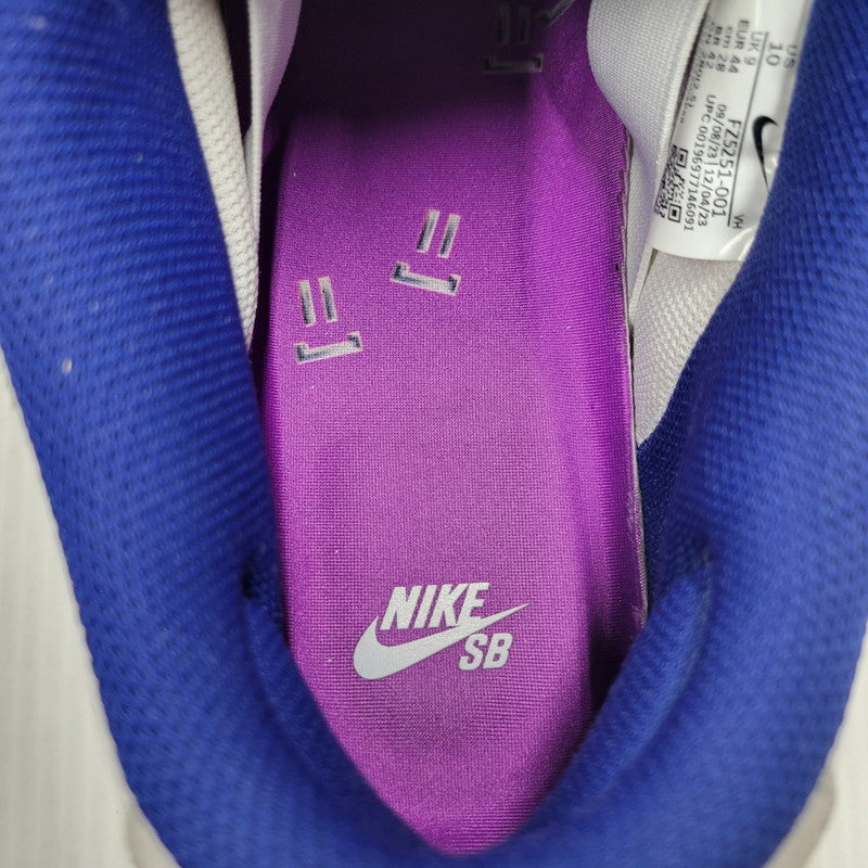 【中古品】【メンズ】 NIKE SB ナイキエスビー × RAYSSA LEAL ライッサ レアウ DUNK LOW PRM RL FZ5251-001 ダンク ロー プレミアム RL スニーカー シューズ 靴 160-251123-as-02-izu サイズ：28cm カラー：PURE PLATINUM/DEEP ROYAL BLUE 万代Net店