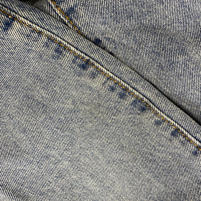 【中古品】【メンズ】 MADE EXTREME メイドエクストリーム DENIM PANTS デニムパンツ 刺繍 ジーンズ ボトムス 153-251202-as-13-izu サイズ：L カラー：ライトインディゴ 万代Net店