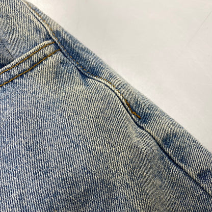 【中古品】【メンズ】 MADE EXTREME メイドエクストリーム DENIM PANTS デニムパンツ 刺繍 ジーンズ ボトムス 153-251202-as-13-izu サイズ：L カラー：ライトインディゴ 万代Net店
