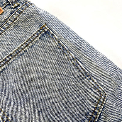 【中古品】【メンズ】 MADE EXTREME メイドエクストリーム DENIM PANTS デニムパンツ 刺繍 ジーンズ ボトムス 153-251202-as-13-izu サイズ：L カラー：ライトインディゴ 万代Net店