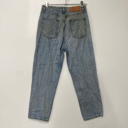 【中古品】【メンズ】 MADE EXTREME メイドエクストリーム DENIM PANTS デニムパンツ 刺繍 ジーンズ ボトムス 153-251202-as-13-izu サイズ：L カラー：ライトインディゴ 万代Net店