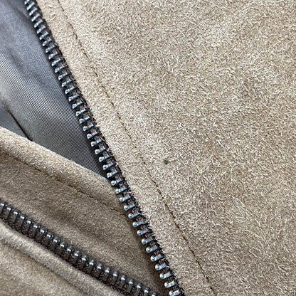 【中古品】【メンズ】 BEAUTY&YOUTH UNITED ARROWS ビューティアンドユースユナイテッドアローズ 1225-199-8634 ゴート スエード シングル ライダース ジャケット アウター 147-251202-as-30-izu サイズ：L カラー：ベージュ 万代Net店