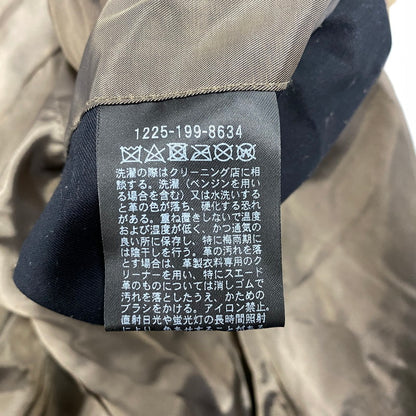 【中古品】【メンズ】 BEAUTY&YOUTH UNITED ARROWS ビューティアンドユースユナイテッドアローズ 1225-199-8634 ゴート スエード シングル ライダース ジャケット アウター 147-251202-as-30-izu サイズ：L カラー：ベージュ 万代Net店