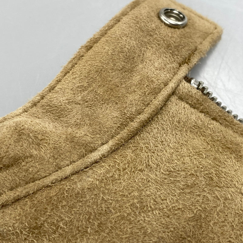 【中古品】【メンズ】 BEAUTY&YOUTH UNITED ARROWS ビューティアンドユースユナイテッドアローズ 1225-199-8634 ゴート スエード シングル ライダース ジャケット アウター 147-251202-as-30-izu サイズ：L カラー：ベージュ 万代Net店