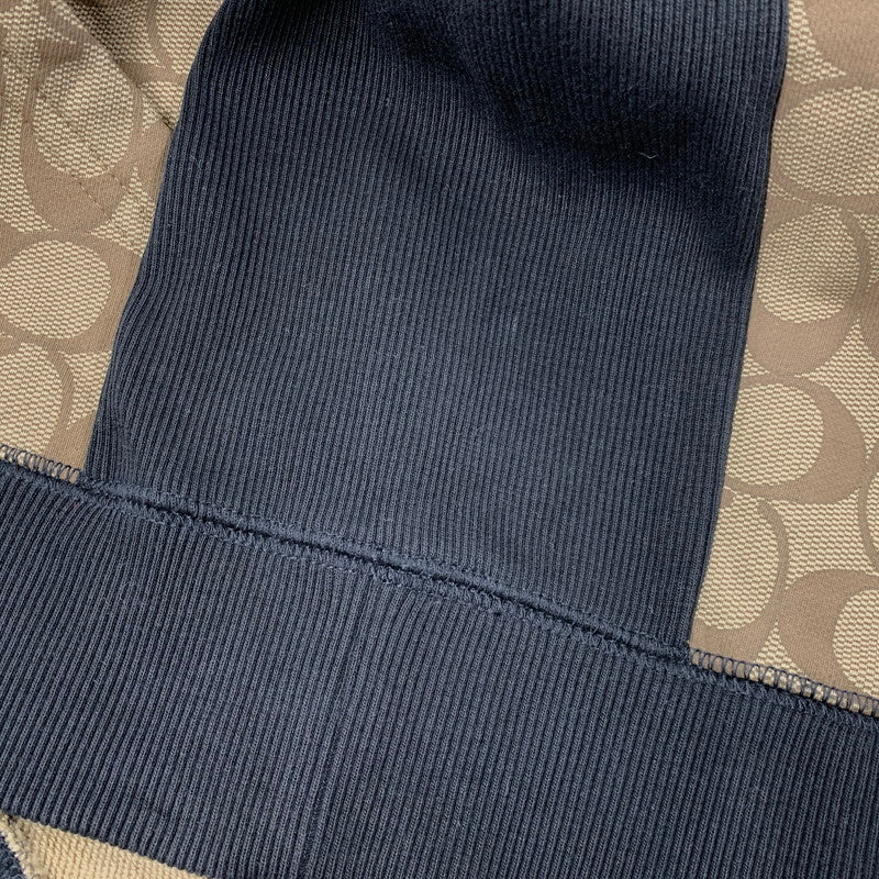 【中古品】【メンズ】 COACH コーチ 89747 Cロゴ シグネチャー HOODIE フーディー トップス パーカー 141-251124-ya-15-izu サイズ：L カラー：ベージュ系 万代Net店