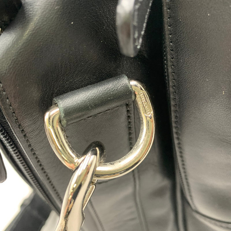【中古品】【メンズ/レディース】 COACH コーチ F77188 グラブタンレザー 2WAY オーバーナイターバッグ カバン 鞄 180-251124-ya-21-izu カラー：ブラック 万代Net店