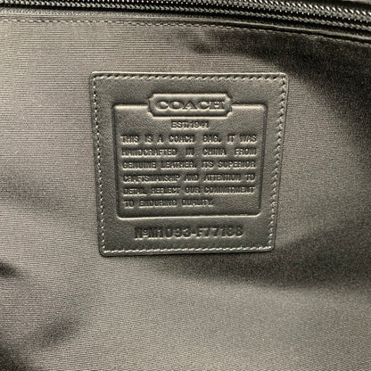 【中古品】【メンズ/レディース】 COACH コーチ F77188 グラブタンレザー 2WAY オーバーナイターバッグ カバン 鞄 180-251124-ya-21-izu カラー：ブラック 万代Net店
