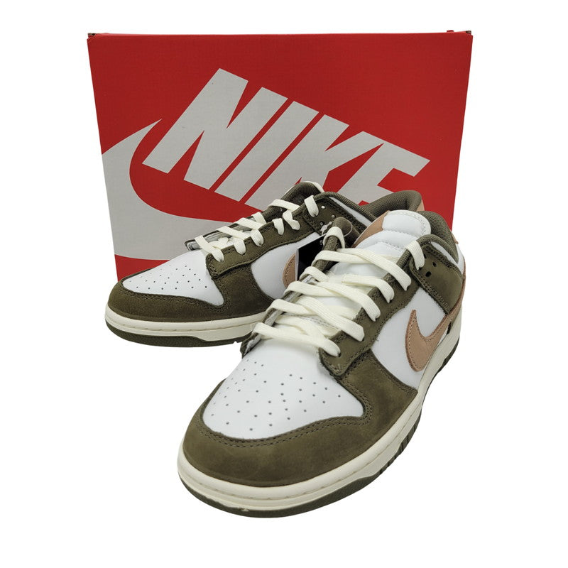 【中古美品】【メンズ】 NIKE ナイキ DUNK LOW RETRO PRM FQ8250-200 ダンク ロー レトロ プレミアム スニーカー シューズ 靴 160-251123-as-04-izu サイズ：28cm カラー：MEDIUM OLIVE/HEMP-SUMMIT WHITE 万代Net店