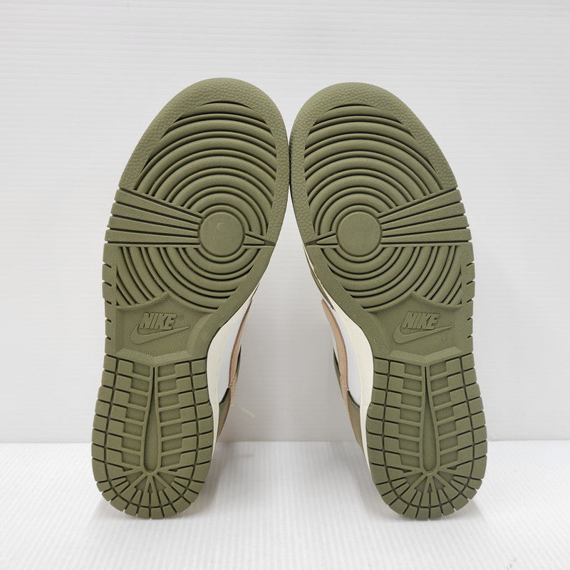 【中古美品】【メンズ】 NIKE ナイキ DUNK LOW RETRO PRM FQ8250-200 ダンク ロー レトロ プレミアム スニーカー シューズ 靴 160-251123-as-04-izu サイズ：28cm カラー：MEDIUM OLIVE/HEMP-SUMMIT WHITE 万代Net店