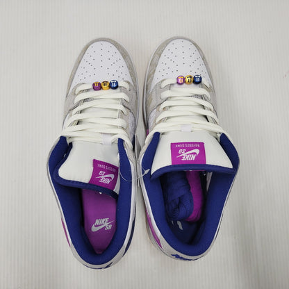 【中古美品】【メンズ】 NIKE SB ナイキエスビー × RAYSSA LEAL ライッサ レアウ DUNK LOW PRM RL FZ5251-001 ダンク ロー プレミアム RL スニーカー シューズ 靴 160-251123-as-03-izu サイズ：28cm カラー：PURE PLATINUM/DEEP ROYAL BLUE 万代Net店