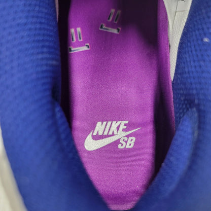 【中古美品】【メンズ】 NIKE SB ナイキエスビー × RAYSSA LEAL ライッサ レアウ DUNK LOW PRM RL FZ5251-001 ダンク ロー プレミアム RL スニーカー シューズ 靴 160-251123-as-03-izu サイズ：28cm カラー：PURE PLATINUM/DEEP ROYAL BLUE 万代Net店