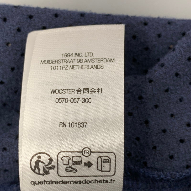 【中古品】【メンズ】 Supreme シュプリーム ULTRASUEDE MESH BASEBALL JERSEY ウルトラスウェード メッシュ ベースボール ジャージー シャツ トップス 149-251124-as-10-izu サイズ：M カラー：ネイビー 万代Net店