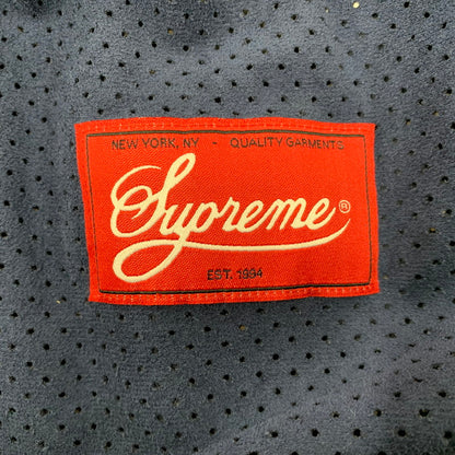 【中古品】【メンズ】 Supreme シュプリーム ULTRASUEDE MESH BASEBALL JERSEY ウルトラスウェード メッシュ ベースボール ジャージー シャツ トップス 149-251124-as-10-izu サイズ：M カラー：ネイビー 万代Net店