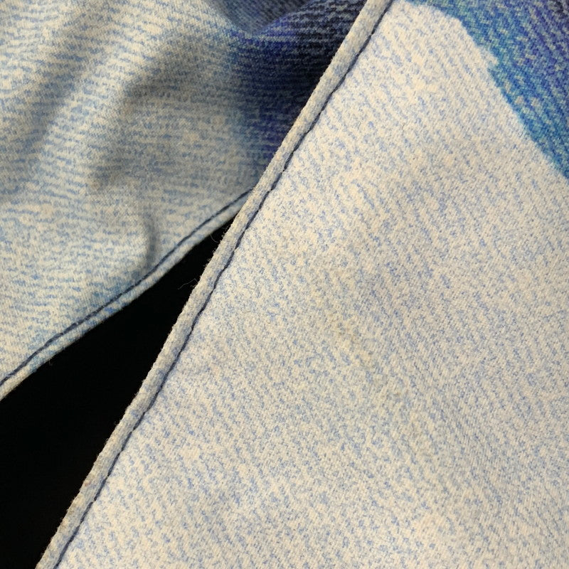 【中古品】【メンズ】 Supreme シュプリーム × THE NORTH FACE ザ・ノースフェイス BLEACHED DENIM PRINT MOUNTAIN JACKET NP52100I ブリーチド デニム プリント マウンテン ジャケット アウター 149-251124-as-09-izu サイズ：M カラー：インディゴ 万代Net店