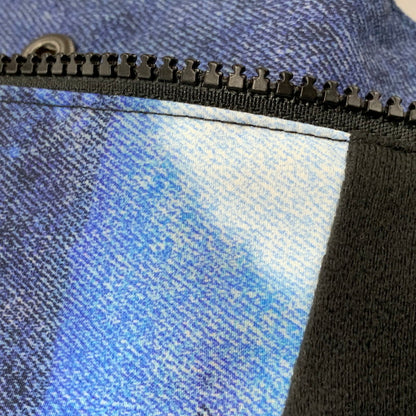 【中古品】【メンズ】 Supreme シュプリーム × THE NORTH FACE ザ・ノースフェイス BLEACHED DENIM PRINT MOUNTAIN JACKET NP52100I ブリーチド デニム プリント マウンテン ジャケット アウター 149-251124-as-09-izu サイズ：M カラー：インディゴ 万代Net店