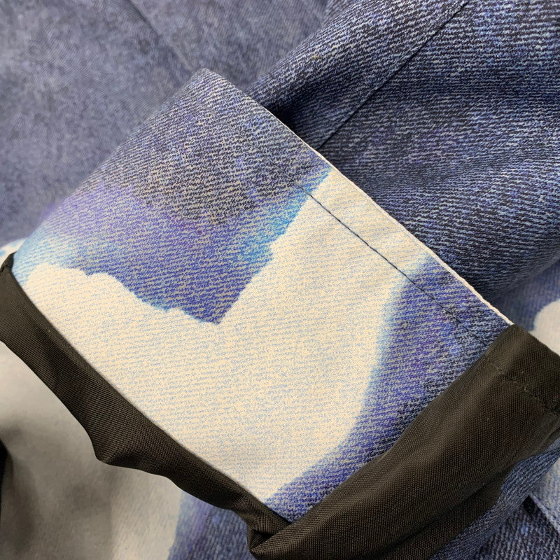 【中古品】【メンズ】 Supreme シュプリーム × THE NORTH FACE ザ・ノースフェイス BLEACHED DENIM PRINT MOUNTAIN JACKET NP52100I ブリーチド デニム プリント マウンテン ジャケット アウター 149-251124-as-09-izu サイズ：M カラー：インディゴ 万代Net店