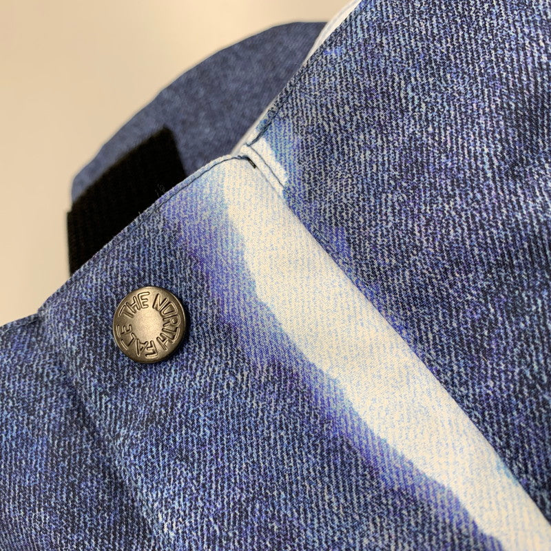 【中古品】【メンズ】 Supreme シュプリーム × THE NORTH FACE ザ・ノースフェイス BLEACHED DENIM PRINT MOUNTAIN JACKET NP52100I ブリーチド デニム プリント マウンテン ジャケット アウター 149-251124-as-09-izu サイズ：M カラー：インディゴ 万代Net店