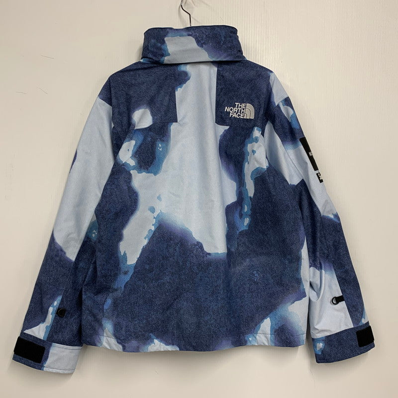 【中古品】【メンズ】 Supreme シュプリーム × THE NORTH FACE ザ・ノースフェイス BLEACHED DENIM PRINT MOUNTAIN JACKET NP52100I ブリーチド デニム プリント マウンテン ジャケット アウター 149-251124-as-09-izu サイズ：M カラー：インディゴ 万代Net店