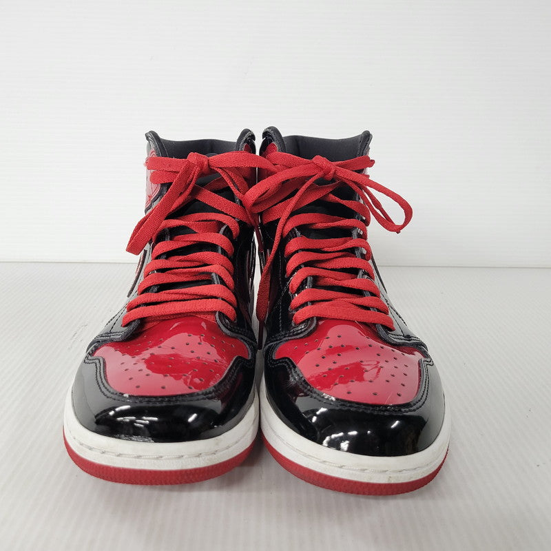 【中古品】【メンズ】 NIKE ナイキ AIR JORDAN 1 RETRO HIGH OG 555088-063 エア ジョーダン 1 レトロ ハイ OG スニーカー シューズ 靴 160-251124-as-06-izu サイズ：27cm カラー：BLACK/VARSITY RED-WHITE 万代Net店