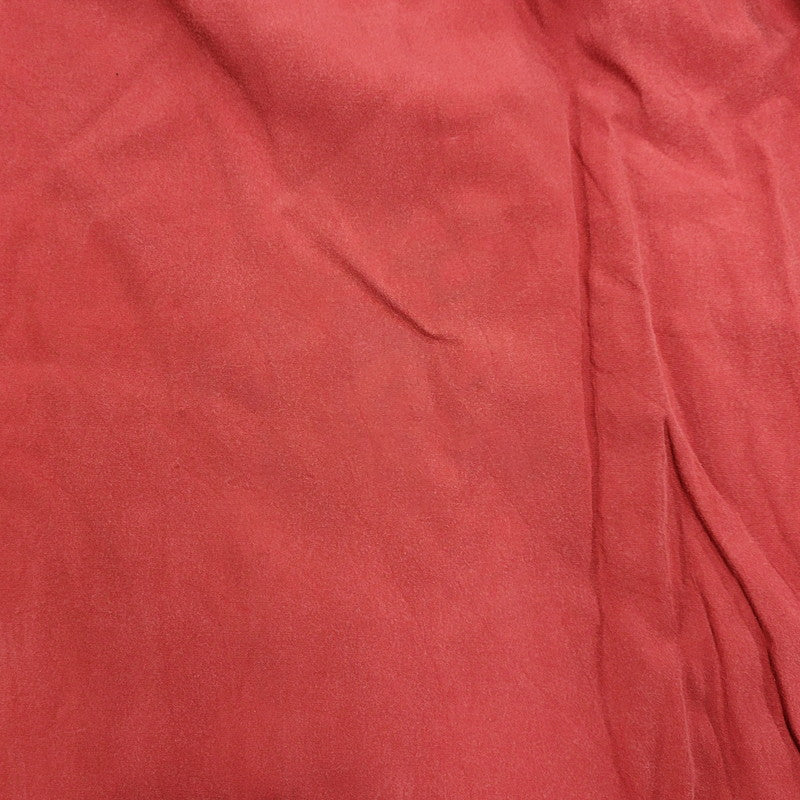 【中古品】【メンズ】 80-90'S 金タグ RAYON OPENCOLLAR LS SHIRT レーヨン オープンカラー ロングスリーブ シャツ トップス 長袖 142-251125-cs-07-izu サイズ：不明 カラー：レッド 万代Net店