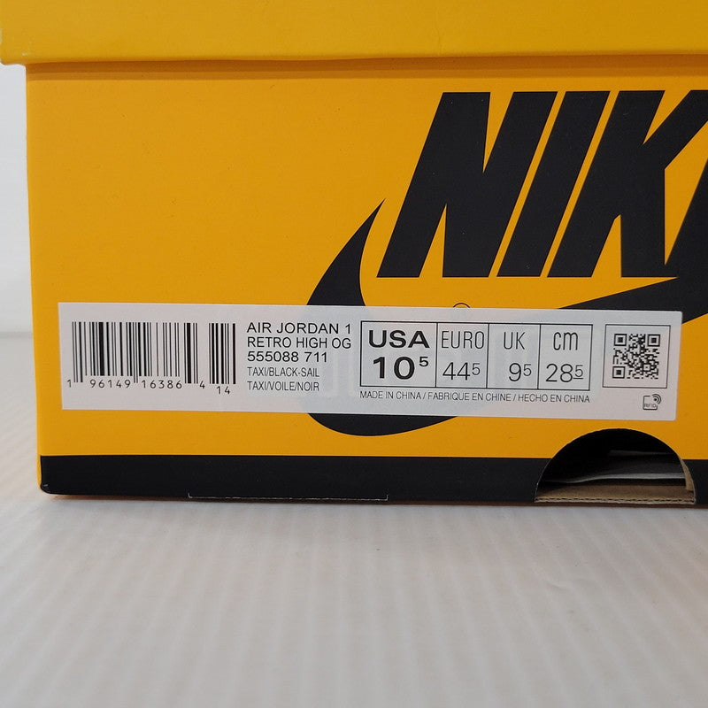 【中古品】【メンズ】 NIKE ナイキ AIR JORDAN 1 RETRO HIGH OG 555088-711 エア ジョーダン 1 レトロ ハイ OG スニーカー シューズ 靴 160-251124-as-07-izu サイズ：28.5cm カラー：TAXI/BLACK-SAIL 万代Net店