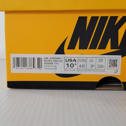 【中古品】【メンズ】 NIKE ナイキ AIR JORDAN 1 RETRO HIGH OG 555088-711 エア ジョーダン 1 レトロ ハイ OG スニーカー シューズ 靴 160-251124-as-07-izu サイズ：28.5cm カラー：TAXI/BLACK-SAIL 万代Net店