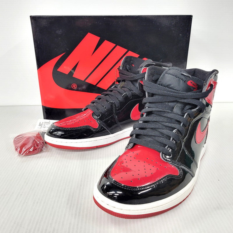 【中古品】【メンズ】 NIKE ナイキ AIR JORDAN 1 RETRO HIGH OG 555088-063 エア ジョーダン 1 レトロ ハイ OG スニーカー シューズ 靴 160-251124-as-08-izu サイズ：28.5cm カラー：BLACK/VARSITY RED-WHITE 万代Net店