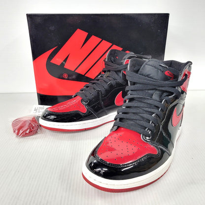 【中古品】【メンズ】 NIKE ナイキ AIR JORDAN 1 RETRO HIGH OG 555088-063 エア ジョーダン 1 レトロ ハイ OG スニーカー シューズ 靴 160-251124-as-08-izu サイズ：28.5cm カラー：BLACK/VARSITY RED-WHITE 万代Net店