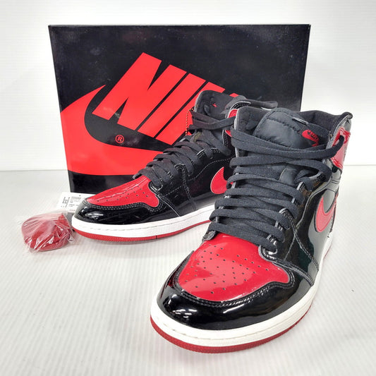 【中古品】【メンズ】 NIKE ナイキ AIR JORDAN 1 RETRO HIGH OG 555088-063 エア ジョーダン 1 レトロ ハイ OG スニーカー シューズ 靴 160-251124-as-08-izu サイズ：28.5cm カラー：BLACK/VARSITY RED-WHITE 万代Net店