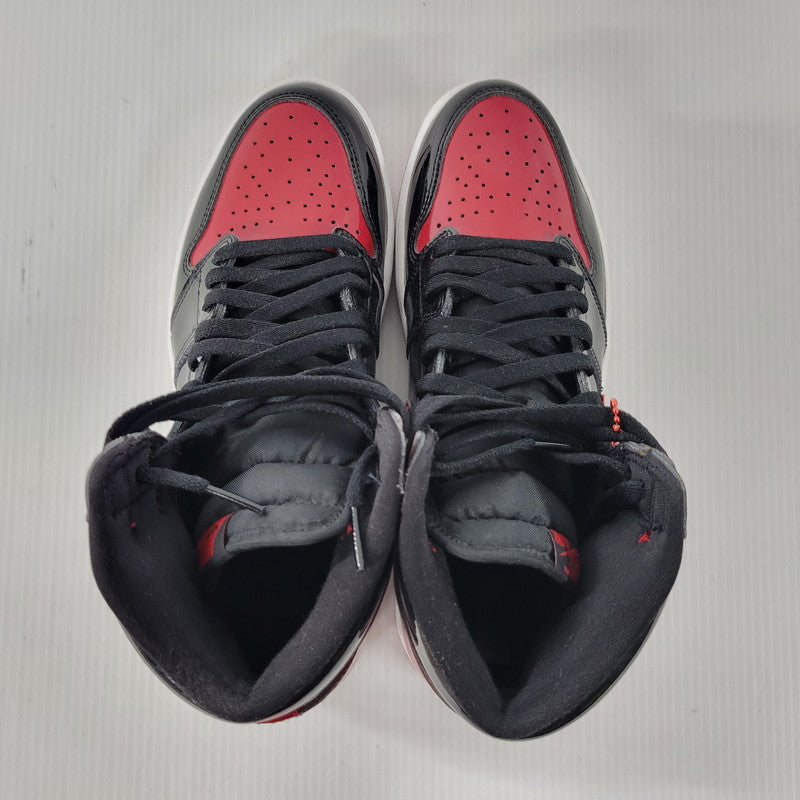 【中古品】【メンズ】 NIKE ナイキ AIR JORDAN 1 RETRO HIGH OG 555088-063 エア ジョーダン 1 レトロ ハイ OG スニーカー シューズ 靴 160-251124-as-08-izu サイズ：28.5cm カラー：BLACK/VARSITY RED-WHITE 万代Net店