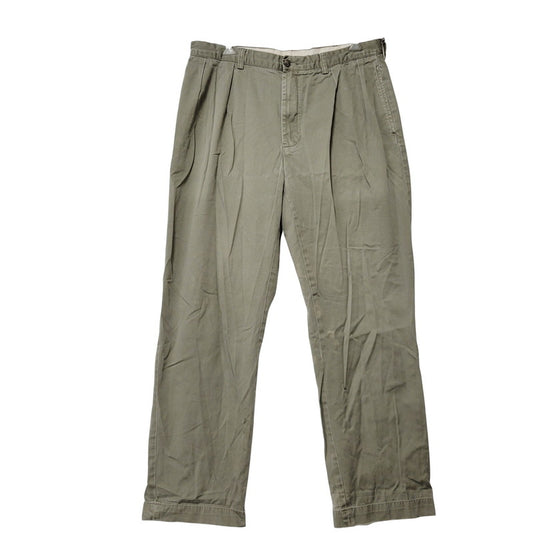 【現状渡し品】【メンズ】 Polo by Ralph Lauren ポロバイラルフローレン WIDE CHINO PANTS ワイド チノパンツ ボトムス 157-251203-as-19-izu サイズ：36×32 カラー：カーキ系 万代Net店