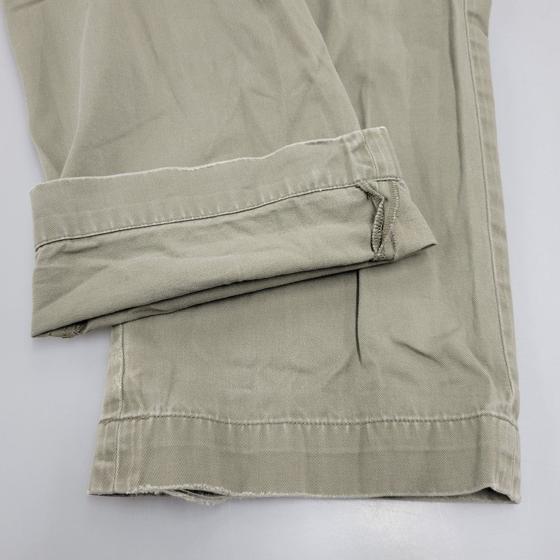 【現状渡し品】【メンズ】 Polo by Ralph Lauren ポロバイラルフローレン WIDE CHINO PANTS ワイド チノパンツ ボトムス 157-251203-as-19-izu サイズ：36×32 カラー：カーキ系 万代Net店