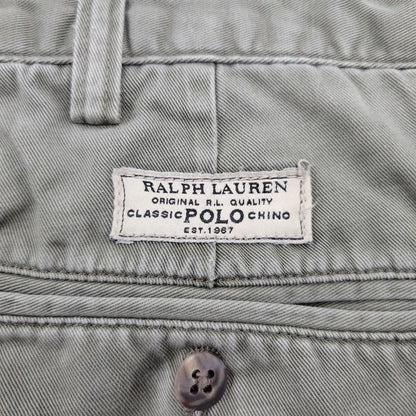 【現状渡し品】【メンズ】 Polo by Ralph Lauren ポロバイラルフローレン WIDE CHINO PANTS ワイド チノパンツ ボトムス 157-251203-as-19-izu サイズ：36×32 カラー：カーキ系 万代Net店