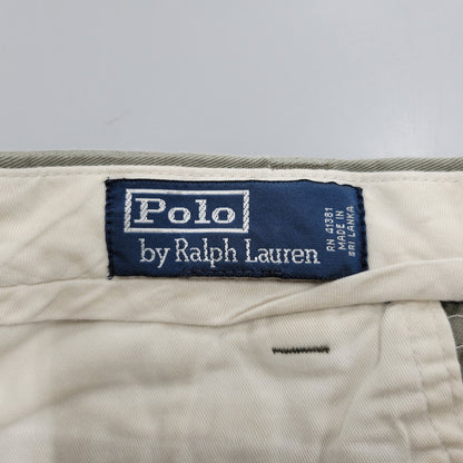 【現状渡し品】【メンズ】 Polo by Ralph Lauren ポロバイラルフローレン WIDE CHINO PANTS ワイド チノパンツ ボトムス 157-251203-as-19-izu サイズ：36×32 カラー：カーキ系 万代Net店