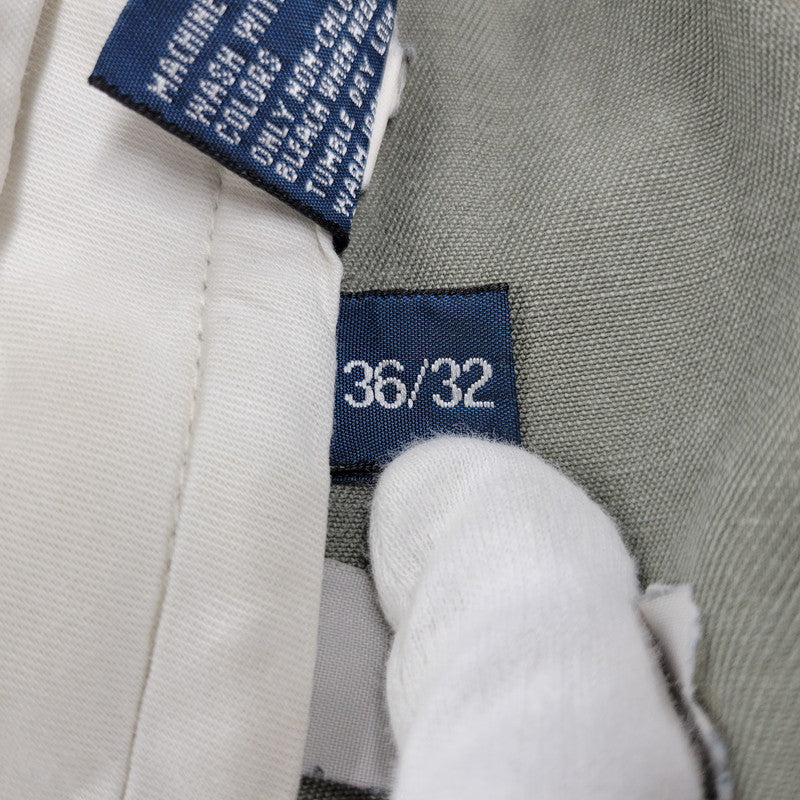 【現状渡し品】【メンズ】 Polo by Ralph Lauren ポロバイラルフローレン WIDE CHINO PANTS ワイド チノパンツ ボトムス 157-251203-as-19-izu サイズ：36×32 カラー：カーキ系 万代Net店