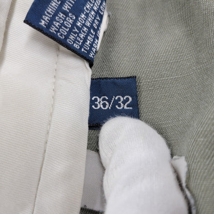 【現状渡し品】【メンズ】 Polo by Ralph Lauren ポロバイラルフローレン WIDE CHINO PANTS ワイド チノパンツ ボトムス 157-251203-as-19-izu サイズ：36×32 カラー：カーキ系 万代Net店