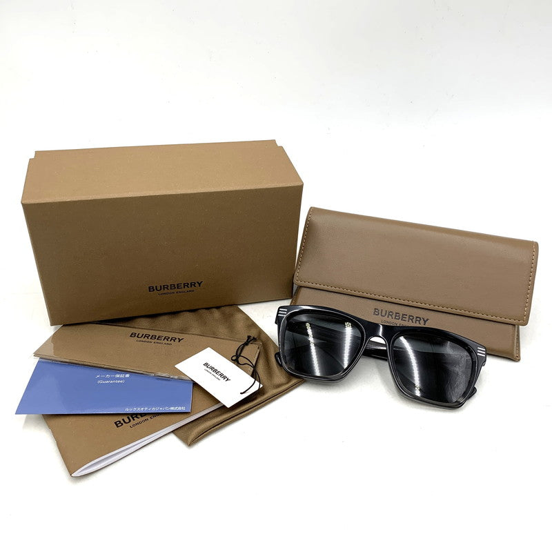 【中古品】【メンズ/レディース】 BURBERRY LONDON ENGLAND バーバリー ロンドン イングランド B 4348-F SUNGLASSES サングラス 183-251124-ya-25-izu サイズ：54口21-145 カラー：ブラック 万代Net店