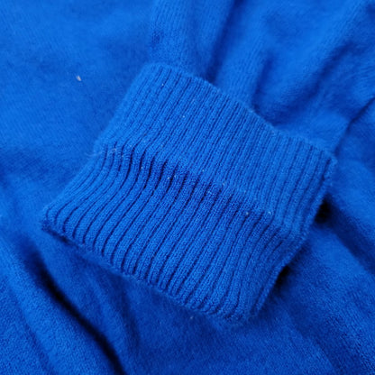 【中古品】【メンズ】 WOOL KNIT UCX9901-2 ウール ニット クマ刺繍 長袖 トップス 140-251203-as-08-izu サイズ：2 カラー：ブルー 万代Net店
