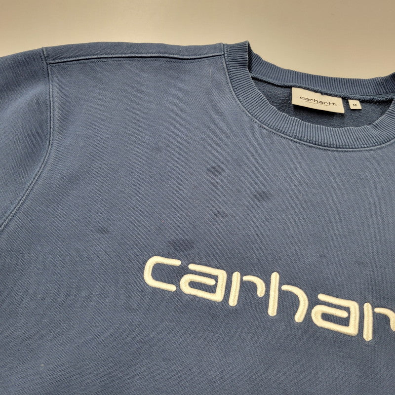 【現状渡し品】【メンズ】 CARHARTT WIP カーハートダブリューアイピー CARHARTT SWEATSHIRT I030546 カーハート スウェットシャツ トレーナー 長袖 トップス 142-251203-as-10-izu サイズ：M カラー：ネイビー 万代Net店