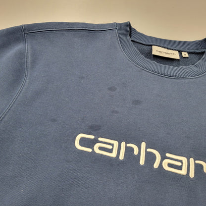 【現状渡し品】【メンズ】 CARHARTT WIP カーハートダブリューアイピー CARHARTT SWEATSHIRT I030546 カーハート スウェットシャツ トレーナー 長袖 トップス 142-251203-as-10-izu サイズ：M カラー：ネイビー 万代Net店