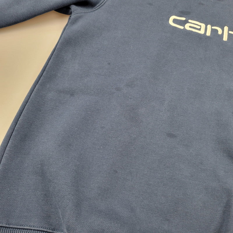 【現状渡し品】【メンズ】 CARHARTT WIP カーハートダブリューアイピー CARHARTT SWEATSHIRT I030546 カーハート スウェットシャツ トレーナー 長袖 トップス 142-251203-as-10-izu サイズ：M カラー：ネイビー 万代Net店