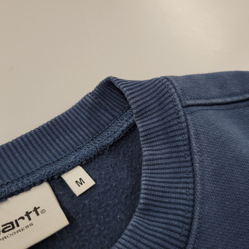 【現状渡し品】【メンズ】 CARHARTT WIP カーハートダブリューアイピー CARHARTT SWEATSHIRT I030546 カーハート スウェットシャツ トレーナー 長袖 トップス 142-251203-as-10-izu サイズ：M カラー：ネイビー 万代Net店
