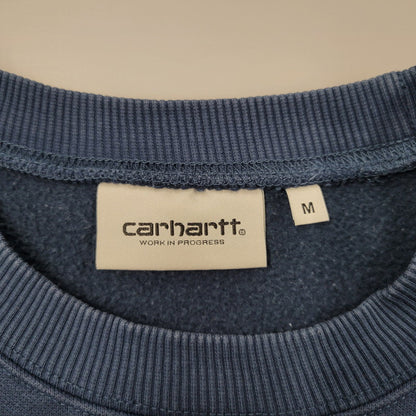 【現状渡し品】【メンズ】 CARHARTT WIP カーハートダブリューアイピー CARHARTT SWEATSHIRT I030546 カーハート スウェットシャツ トレーナー 長袖 トップス 142-251203-as-10-izu サイズ：M カラー：ネイビー 万代Net店