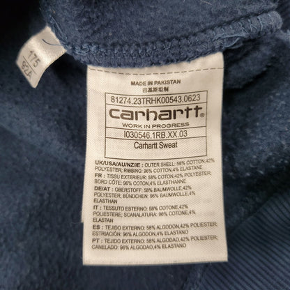 【現状渡し品】【メンズ】 CARHARTT WIP カーハートダブリューアイピー CARHARTT SWEATSHIRT I030546 カーハート スウェットシャツ トレーナー 長袖 トップス 142-251203-as-10-izu サイズ：M カラー：ネイビー 万代Net店