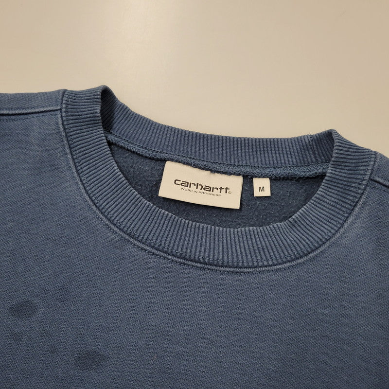 【現状渡し品】【メンズ】 CARHARTT WIP カーハートダブリューアイピー CARHARTT SWEATSHIRT I030546 カーハート スウェットシャツ トレーナー 長袖 トップス 142-251203-as-10-izu サイズ：M カラー：ネイビー 万代Net店