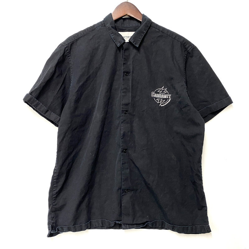 【中古品】【メンズ】 CARHARTT WIP カーハートダブリューアイピー S/S ABLAZE SHIRT I033690 ショートスリーブ アブレイズ シャツ 半袖 トップス 142-251202-as-19-izu サイズ：M カラー：ブラック 万代Net店