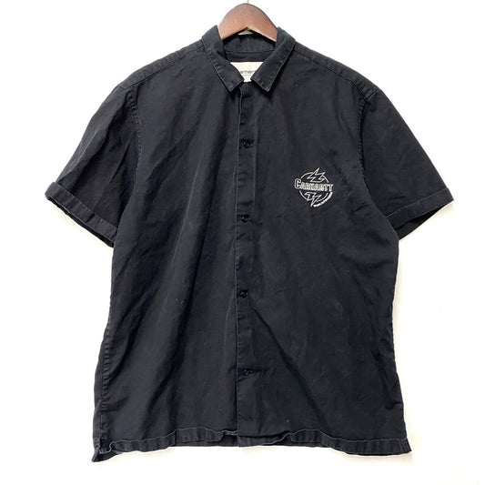 【中古品】【メンズ】 CARHARTT WIP カーハートダブリューアイピー S/S ABLAZE SHIRT I033690 ショートスリーブ アブレイズ シャツ 半袖 トップス 142-251202-as-19-izu サイズ：M カラー：ブラック 万代Net店