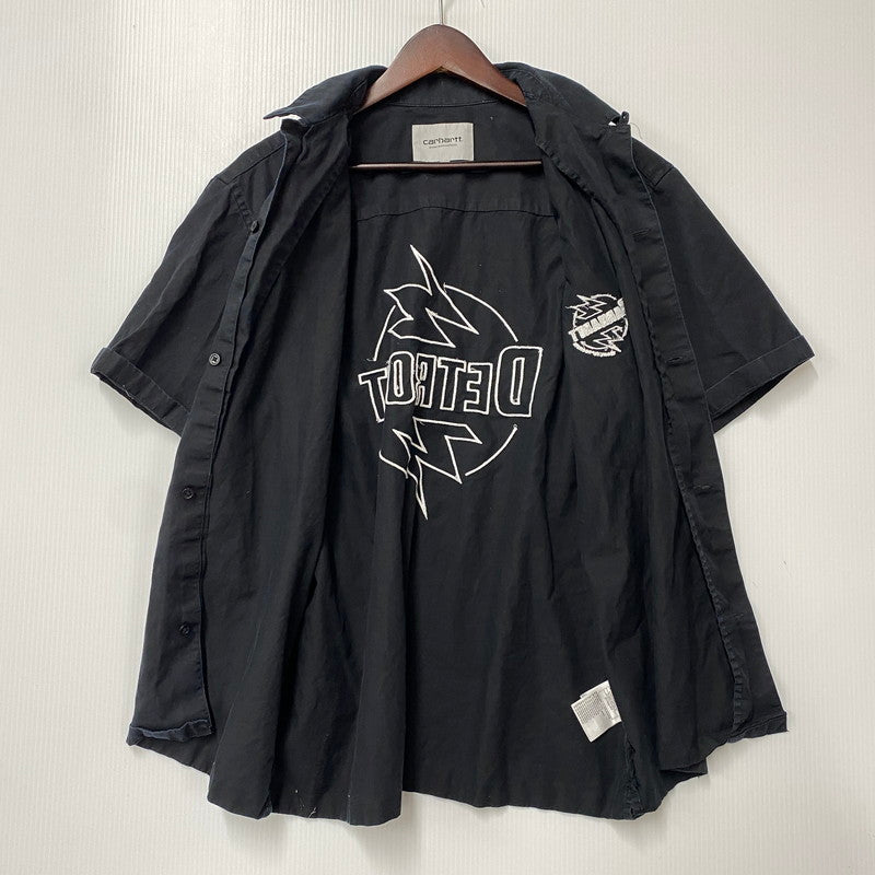 【中古品】【メンズ】 CARHARTT WIP カーハートダブリューアイピー S/S ABLAZE SHIRT I033690 ショートスリーブ アブレイズ シャツ 半袖 トップス 142-251202-as-19-izu サイズ：M カラー：ブラック 万代Net店