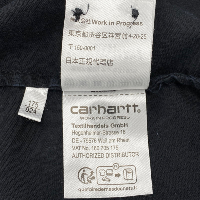 【中古品】【メンズ】 CARHARTT WIP カーハートダブリューアイピー S/S ABLAZE SHIRT I033690 ショートスリーブ アブレイズ シャツ 半袖 トップス 142-251202-as-19-izu サイズ：M カラー：ブラック 万代Net店